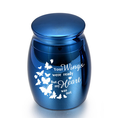 Male urne za uspomene za pepeo Mini urne za kremiranje aluminijske legure pas mačka ljubimac spomen kovčezi držač pepela