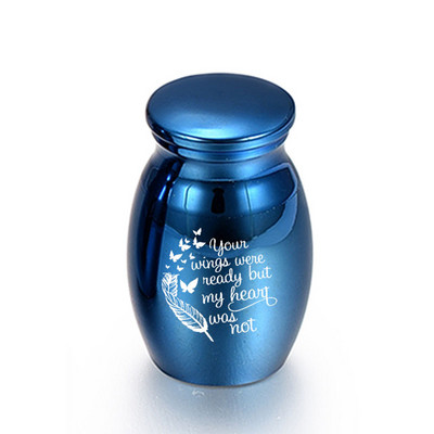 Male urne za uspomene za pepeo Mini urne za kremiranje aluminijske legure pas mačka ljubimac spomen kovčezi držač pepela