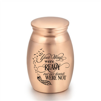 Male urne za uspomene za pepeo Mini urne za kremiranje aluminijske legure pas mačka ljubimac spomen kovčezi držač pepela