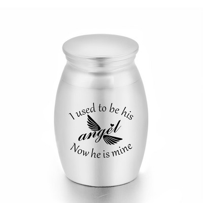 Male urne za uspomene za pepeo Mini urne za kremiranje aluminijske legure pas mačka ljubimac spomen kovčezi držač pepela