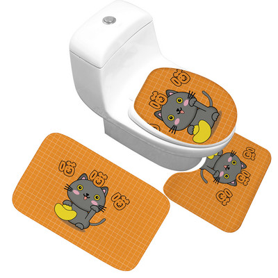 Zeegle Set prostirki za kupaonicu WC prostirke Protuklizna WC Podna prostirka Kupaonski tepisi Set prostirki za kupaonicu Tepih za tuš kabinu