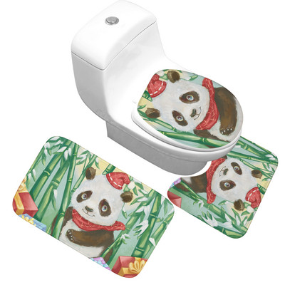 Zeegle Set prostirki za kupaonicu WC prostirke Protuklizna WC Podna prostirka Kupaonski tepisi Set prostirki za kupaonicu Tepih za tuš kabinu