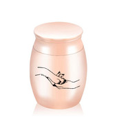 Mini kućni ljubimac urna za kremiranje pas i vlasnik uzorka držač pepela pogrebna posuda za kremiranje pet boja