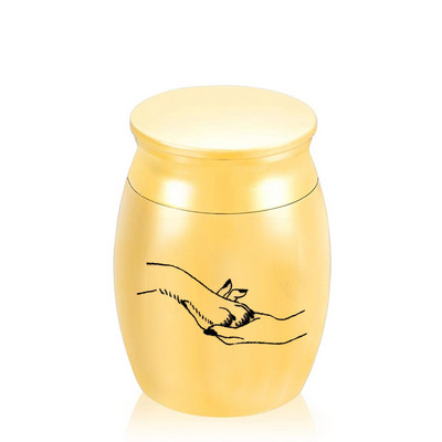 Mini kućni ljubimac urna za kremiranje pas i vlasnik uzorka držač pepela pogrebna posuda za kremiranje pet boja