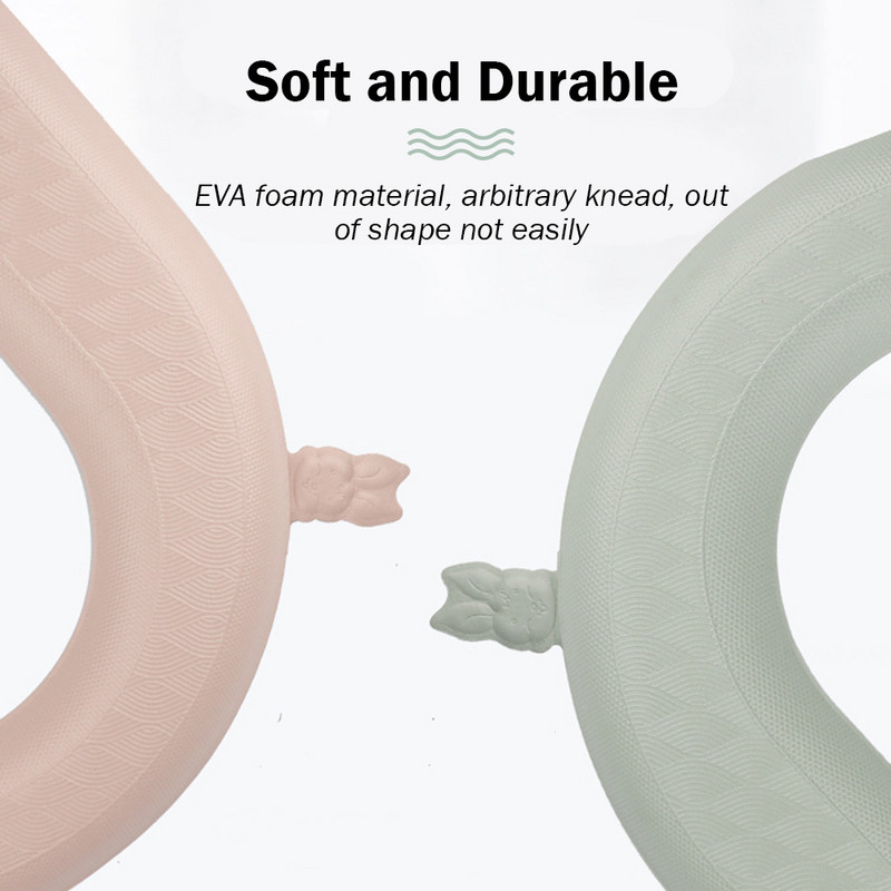 Minkštas vandeniui atsparus tualeto sėdynės užvalkalas, plaunamas vonios kambario kilimėlis, universalus tualeto sėdynės bidė vonios kambario priedai