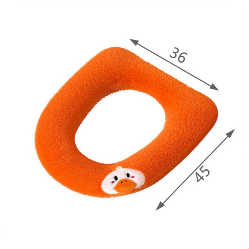 Podebljana podloga za WC dasku Zima Topla, mekana periva podloga za stolice Torbica za sjedalo Podloga za poklopac za WC školjku Navlaka za bide Kupaonski pribor