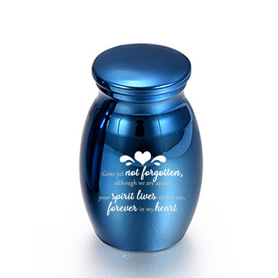 Mini mazs piemiņas zārks cilvēku pelniem Mājdzīvnieku alumīnija sakausējuma kremēšanas urnas Pelnu burka piemiņas pelnu turētājs 25x16Mm/30x40Mm