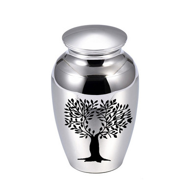 Maza pelnu urna — skaists dzīvības koks Mini kremācijas piemiņas urna, piemiņas pelnu urna bēru urna mājdzīvniekiem vai cilvēku pelniem