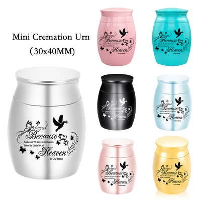 Kis urnák emberi hamu számára Hamvasztásos urnák temetésre Mini emlékurna Gyönyörű békés dekoratív urnák megosztásra