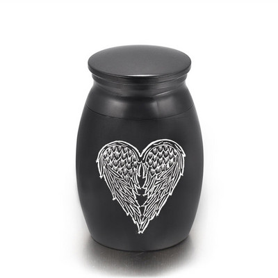 Plave urne za kremiranje ljubavnih anđeoskih krila za pepeo ljudi/kućnih ljubimaca korisne za sprovode, kućne prostore ili ukrase automobila, male male