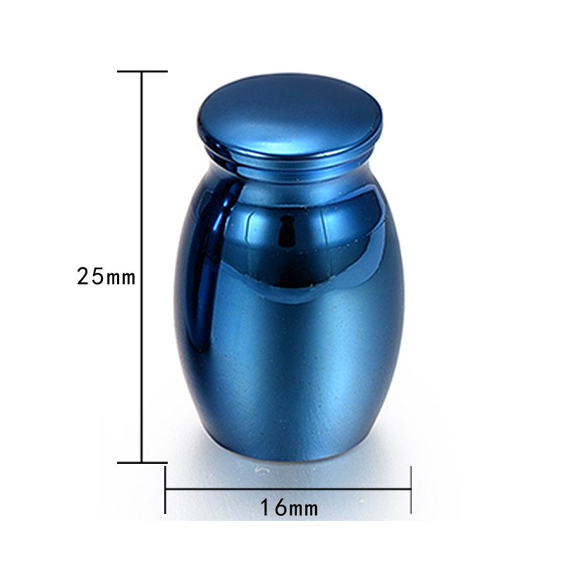 Plave urne za kremiranje ljubavnih anđeoskih krila za pepeo ljudi/kućnih ljubimaca korisne za sprovode, kućne prostore ili ukrase automobila, male male