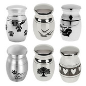 20 stilova aluminijskih legura pepela urne za kremiranje kućnih ljubimaca vodootporne protiv deformacija pogrebne urne za uspomene