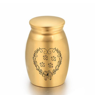 Visokokvalitetna prilagođena urna za kremiranje od nehrđajućeg čelika za pepeo kućnih ljubimaca Držač pogrebnog pepela za uspomenu - besplatno prilagođavanje