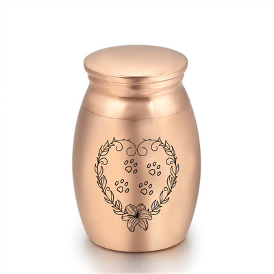 Visokokvalitetna prilagođena urna za kremiranje od nehrđajućeg čelika za pepeo kućnih ljubimaca Držač pogrebnog pepela za uspomenu - besplatno prilagođavanje