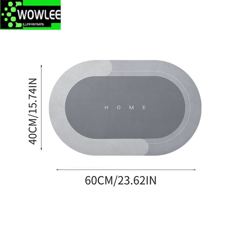 Super upijajuća kućna prostirka za kupaonicu Tepih Neklizajuća kupaonica Kuhinja Podne prostirke Kućna dnevna soba Ulazna vrata Dekorativna prostirka Periva prostirka