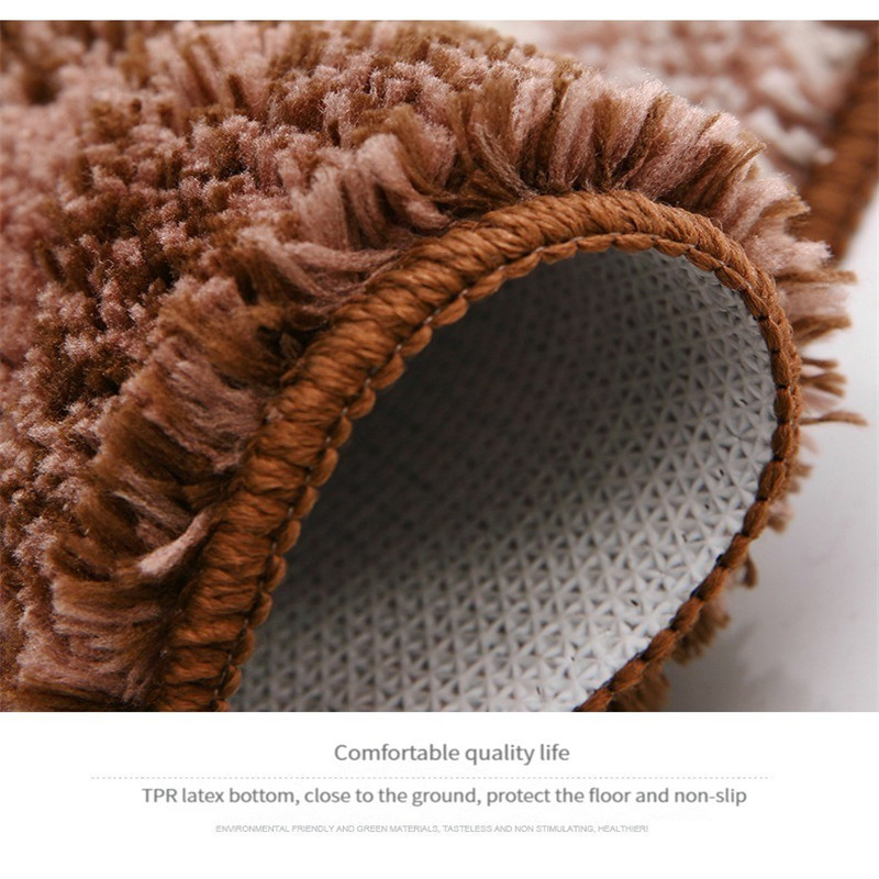 Gradient Color Flocking vannas paklāji Neslīdošs, absorbējošs pēdu paliktnis dušas durvju paklāji Mikrošķiedras vannas istabas paklāji mājas ieejas grīdas paliktnis