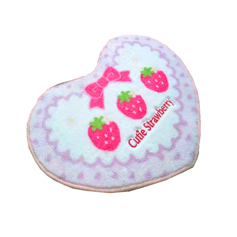 Besplatna dostava Navlaka za WC sjedalo Specijalni prah Strawberry Bars Carpet Mantle Pad Četverodijelni setovi WC setovi kupaonska prostirka