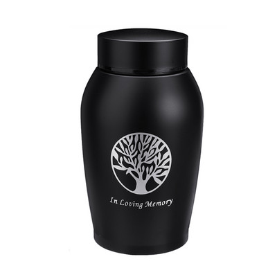 Srebrne urne od nehrđajućeg čelika Kućni ljubimci Pas Mačka Ptice Miš Kremiranje Pepeo Urna Uspomena Kolumbarijska staklenka Kovčeg za kućne ljubimce Memorijal 250 ml