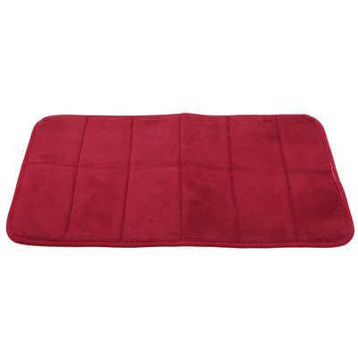 U-veida ūdeni absorbējošs putu vannas paklājiņš Tualetes paklājiņš Vannas istaba Koraļļu vilnas paklāja paklājs Neslīdošs grīdas tualete Mājas dekorsMājas