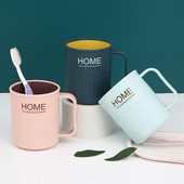 Creative Letter Čaša za četkicu za zube Kupaonske čaše Plastična čaša za ispiranje usta Držač četkice za zube Posuda za piće Alati