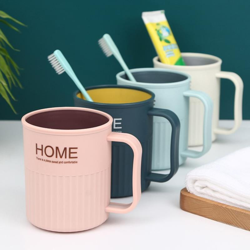 Creative Letter Čaša za četkicu za zube Kupaonske čaše Plastična čaša za ispiranje usta Držač četkice za zube Posuda za piće Alati