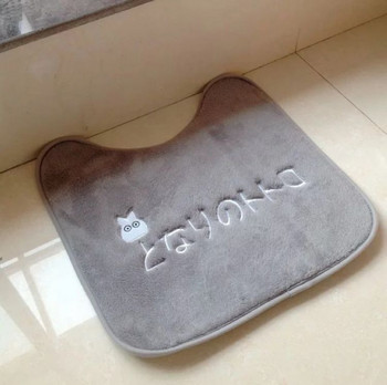 Totoro My Neighbor Cat Anime Μπάνιο βελούδινο κάλυμμα καθίσματος τουαλέτας WC Seat Cushion Πλαίσιο μπάνιου Doormat