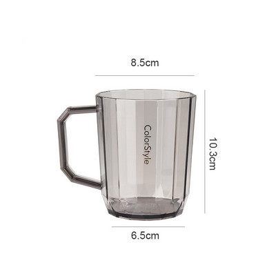 1PC čaša za pranje usta Plastična kućna hotelska putna držač četkice za zube Prijenosne jednostavne šalice za piće Kupaonski pribor