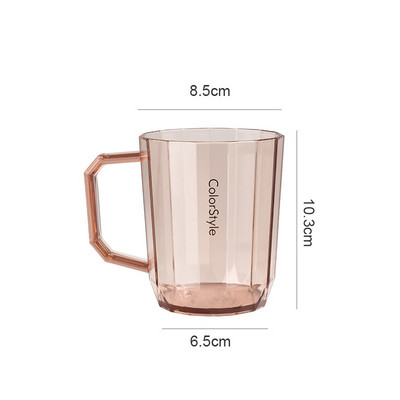 1PC čaša za pranje usta Plastična kućna hotelska putna držač četkice za zube Prijenosne jednostavne šalice za piće Kupaonski pribor