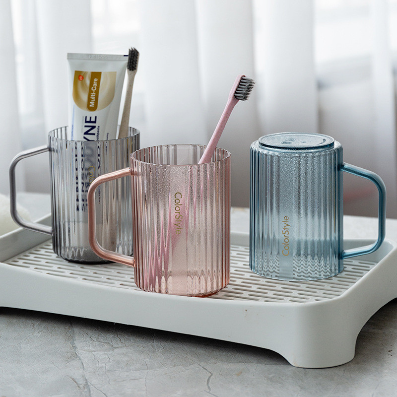 1PC čaša za pranje usta Plastična kućna hotelska putna držač četkice za zube Prijenosne jednostavne šalice za piće Kupaonski pribor
