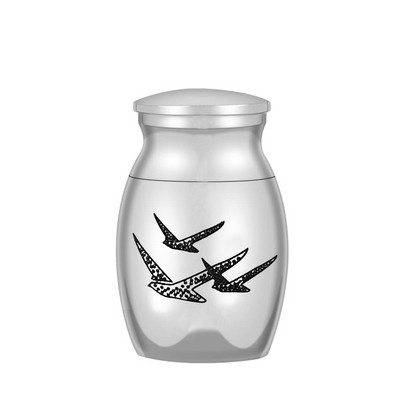 Wings of Love Eleganta mini kremācijas urna cilvēku/mājdzīvnieku pelniem — skaista un mūžīga urna, lai godinātu savu mīlestību