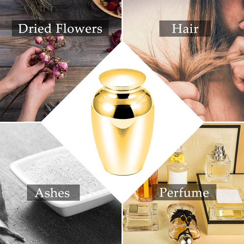 Mājdzīvnieku ķepu nospieduma piemiņas mini urnas apbedīšanas urna, pelnu burkas konteinera piemiņa, kaķu suņu mājdzīvnieku urnu kremēšanas rotaslietas ar dāvanu samta maisiņu