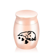 5 boja Urna za kremiranje od aluminijske legure Pepeo za kućnog ljubimca Vodootporna pogrebna urna za uspomenu 30x40mm/16X25mm