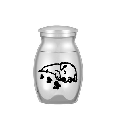 5 boja Urna za kremiranje od aluminijske legure Pepeo za kućnog ljubimca Vodootporna pogrebna urna za uspomenu 30x40mm/16X25mm