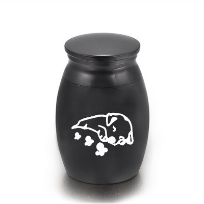 5 boja Urna za kremiranje od aluminijske legure Pepeo za kućnog ljubimca Vodootporna pogrebna urna za uspomenu 30x40mm/16X25mm