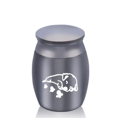 5 boja Urna za kremiranje od aluminijske legure Pepeo za kućnog ljubimca Vodootporna pogrebna urna za uspomenu 30x40mm/16X25mm