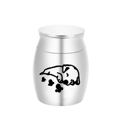 5 boja Urna za kremiranje od aluminijske legure Pepeo za kućnog ljubimca Vodootporna pogrebna urna za uspomenu 30x40mm/16X25mm