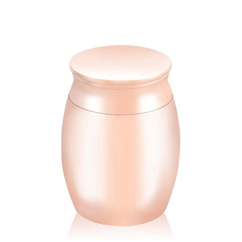 5 boja Urna za kremiranje od aluminijske legure Pepeo za kućnog ljubimca Vodootporna pogrebna urna za uspomenu 30x40mm/16X25mm