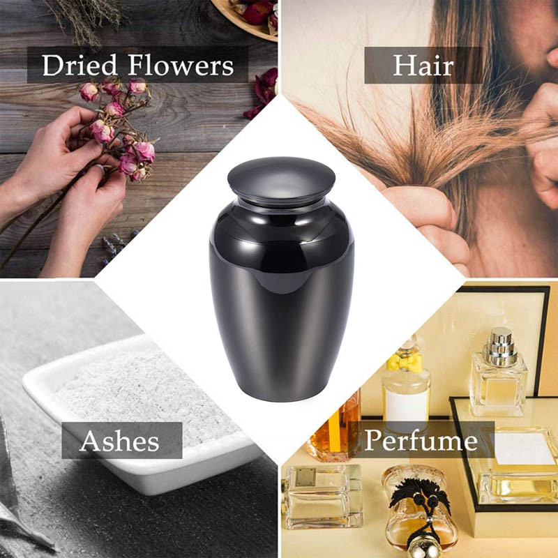 Pogrebna memorijalna urna s otiskom šape slatkog ljubimca 45X70 mm Metalna za pse, mačke Kremiranje Držač za pepeo Male životinje Urna za zečeve Ptice Pepeo