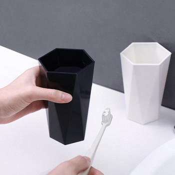 Скандинавска пластмасова чаша Държач за четка за зъби Измиване Пиене Домашна баня Чаша за зъби Измиване на чаша за зъби Пътуване Къмпинг