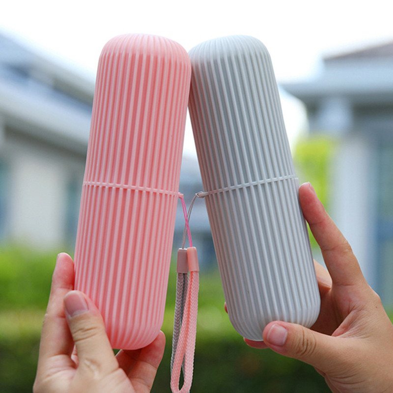 Nešiojamas kelioninis dantų šepetėlio puodelio ploviklio laikymo dėžutė lauke, stovyklavimas, žygiai pėsčiomis