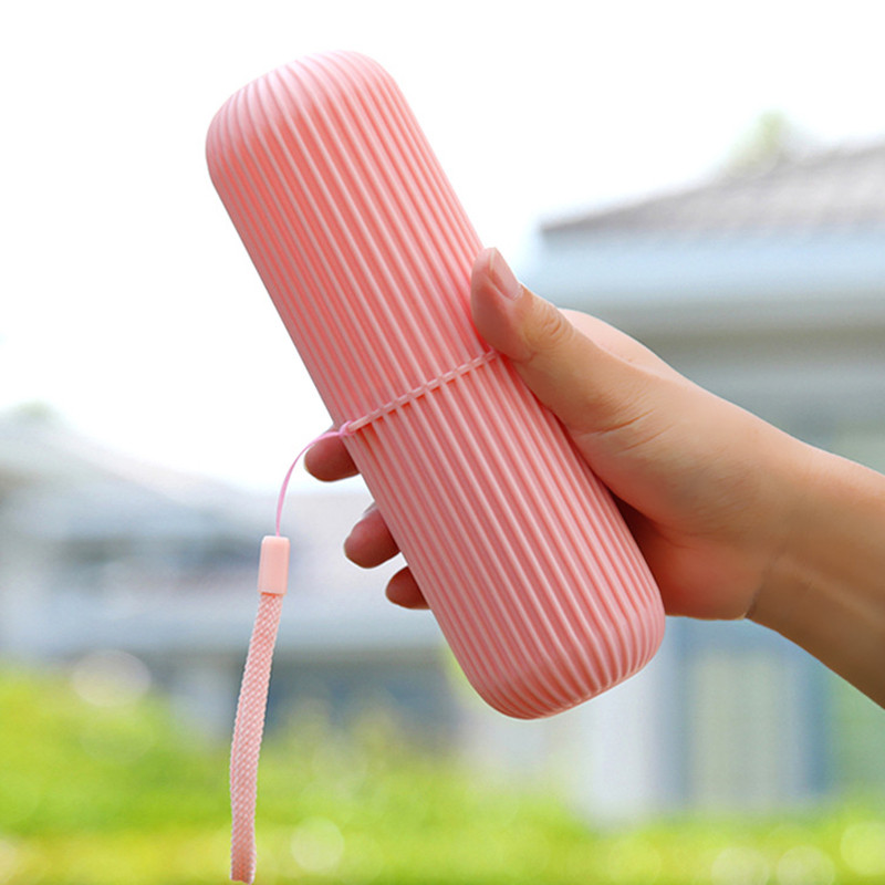 Nešiojamas kelioninis dantų šepetėlio puodelio ploviklio laikymo dėžutė lauke, stovyklavimas, žygiai pėsčiomis