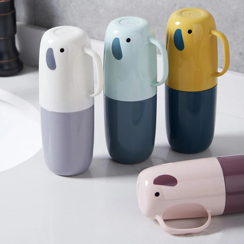 Prijenosna čašica za pohranjivanje Visokokvalitetni držač paste za zube Stabilna čašica za toaletne potrepštine Četkica za zube za putovanja na otvorenom Hot Fashion torbica za pohranjivanje