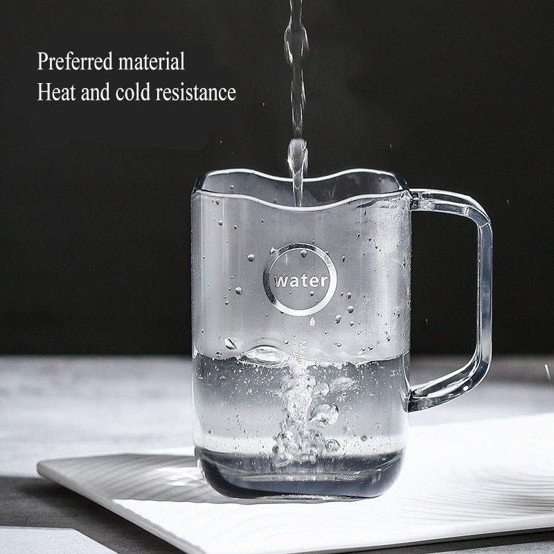 Šalica za pranje četkice za zube Jednostavna plastična prozirni materijal Šalica za četkanje za par Studentski obiteljski set Kućanske potrepštine