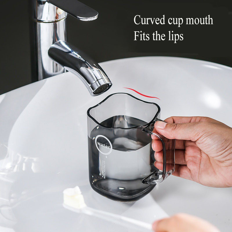 Šalica za pranje četkice za zube Jednostavna plastična prozirni materijal Šalica za četkanje za par Studentski obiteljski set Kućanske potrepštine