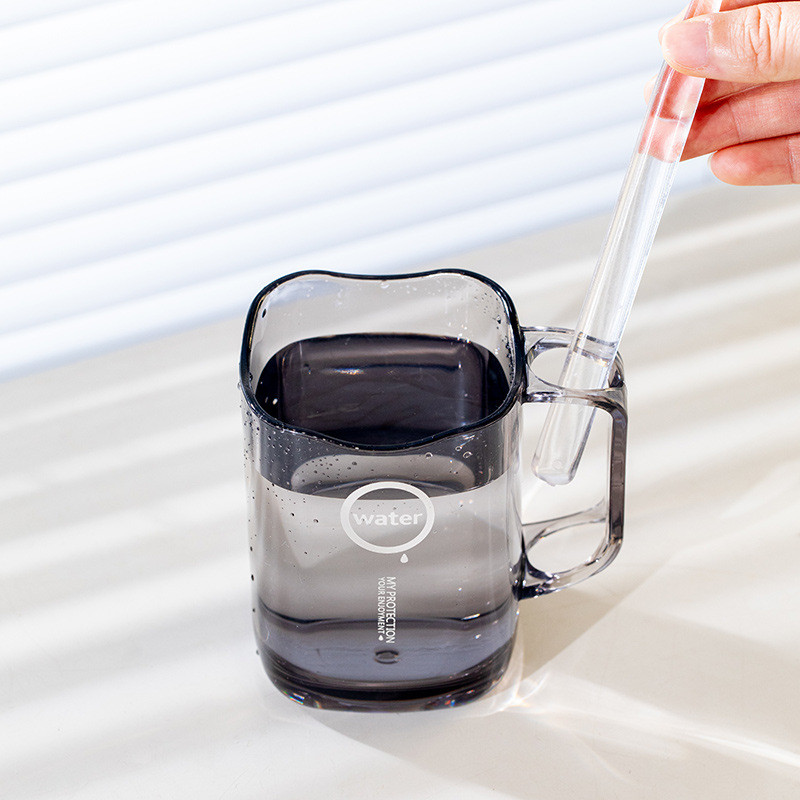 Šalica za pranje četkice za zube Jednostavna plastična prozirni materijal Šalica za četkanje za par Studentski obiteljski set Kućanske potrepštine