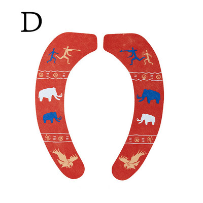 Ūdensizturīgs tualetes sēdekļa spilvens mājsaimniecības pastas tualetes uzlīmes Four Seasons universāls vannas istabas mazgājams karikatūra tualetes spilvens