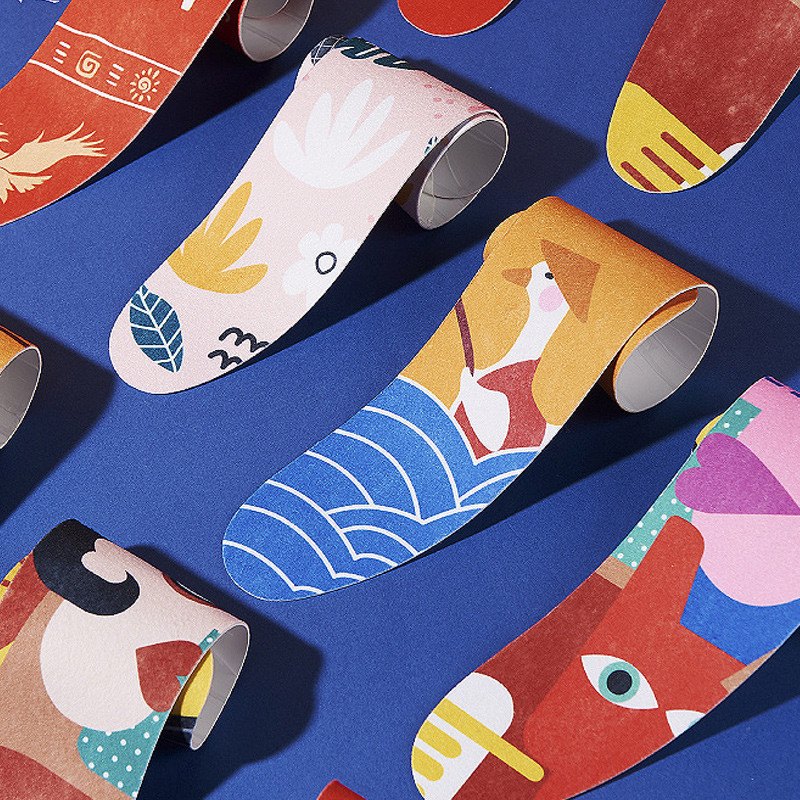 Ūdensizturīgs tualetes sēdekļa spilvens mājsaimniecības pastas tualetes uzlīmes Four Seasons universāls vannas istabas mazgājams karikatūra tualetes spilvens