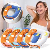 Deblji jastučići za pokrivanje WC sjedala za kupaonicu Mekana toplija navlaka za jastuk za WC sjedalo Suknja za kupaonski umivaonik Podmetači za kupaonicu od memorijske pjene WC