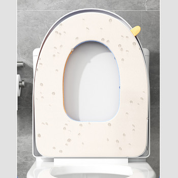 Πιο παχιά μαξιλαράκια κάλυμμα καθίσματος τουαλέτας μπάνιου Μαλακό θερμότερο κάλυμμα μαξιλαριού καθίσματος τουαλέτας Φούστα νιπτήρα μπάνιου Μνήμη αφρού Πατάκια μπάνιου Τουαλέτα