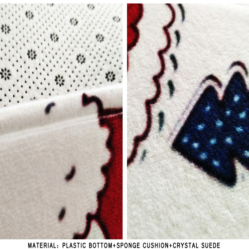 Otisnuti pejzaž Kupaonske prostirke za kupaonicu WC podna prostirka Set kupaonskih tepiha Set prostirki za tuširanje Protuklizna prostirka od memorijske pjene Set toaletnih prostirki